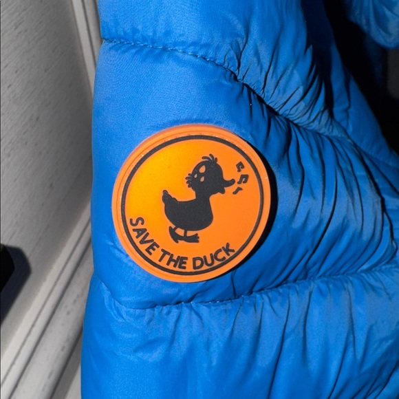 SAVE THE DUCK Youth ‘Age 10’ Vibrant Blue Jacket NWT! - Picture 3 of 10